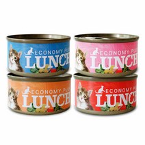 이코노미 런치캔 고양이캔 고양이 간식, 맛선택:03 치킨 ×24개