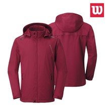 윌슨 자켓 6841 RED 바람막이 안감자켓 멀티자켓