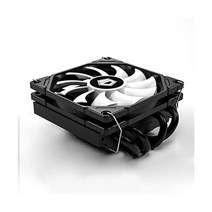 ID쿨ING IS40X 45mm 높이 로우 프로파일 C 쿨러 4 히트파이프 에어 15mm 두께 슬림 팬 지원 Intel LGA17001200115X; AMD AM4