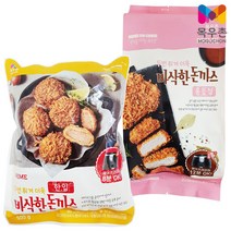 목우촌 바삭한 통등심돈까스+한입돈까스, 1개