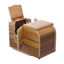 GSN-0203 온유어핏 적삼목 나무 건식 반신욕기(의자 게르마늄)