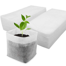 숨쉬는 종이 부직포 화분 그로우백 100매 16x18cm 사각 블루베리