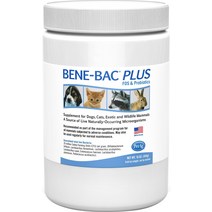 PetAg Bene-Bac Plus 강아지 고양이용 분말 16온스