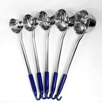 통샥구 스텐국자 소스국자 업소용 200cc~1200cc, 중(600cc)