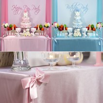 현대식테이블보세트 2번 파티테이블보 돌상테이블보, E2현대식테이블보세트2번(브라운)-오바로크, free