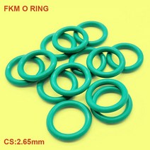 고무오링 CS 2.65mm FKM O 링 불소 고무 오일 실 와셔 가스켓 O-링 씰링 ID 3mm, 2.65mm_ID 16mm (30Pcs)