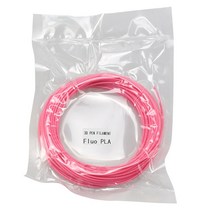 10 미터 PLA 1.75mm 필라멘트 인쇄 재료 플라스틱 3D 프린터 압출기 펜 액세서리 검정 흰색 빨강 다채로운 무지개, Fluo 로즈 레드