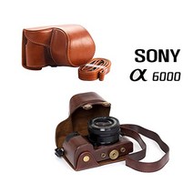 아이디스킨 소니 A6000 속사 가죽 케이스, 1개, 블랙