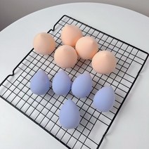 틴트 쿠션퍼프 립스틱 뷰티 에그 메이크업 블렌더 스폰지 파운데이션 파우더 여성 액세서리 10 개, 1.13