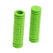 고무 자전거 핸들 바 그립 커버 2 개 BMX MTB 산악 미끄럼 방지 고정 기어 부품, 08 A green
