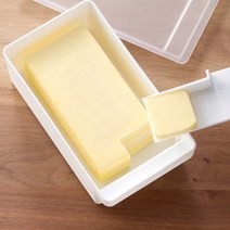 (일본) 이노마타 화이트 보관용기 버터케이스 (커팅커터포함 200g)