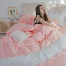 여름 공주 바람 이불 4종 세트