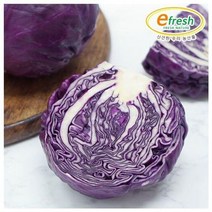 신선한 채소모음 신선한 적 양배추 5kg / 개당 700g 내외, 단일옵션