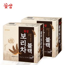 꽃샘 블랙보리차 100티백 2개세트, 100T, 2개