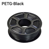 TOPZEAL 고품질 PLA/ABS/PETG/TPU/나일론 3D 프린터 필라멘트 1.75mm 스풀 및 10M * 10 색상 샘플 인쇄 재료, PETG Black+이스라엘