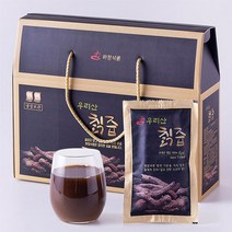 섬유질이 살아 있는 국내산 100% 생칡즙 무첨가 착즙 하정식품, 30포, 110ml