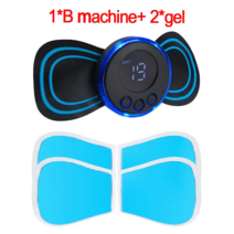 목 마사지기 EMS 저주파 근육 자극 마사지 패치 어깨 스트레칭 근육 이완 피로 회복, 05 B and 2gel