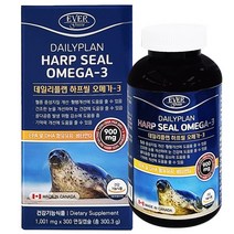 캐나다 에버그린 오메가3 비타민d EPA DHA 하프물범유 하프씰 오메가3지방산 불포화지방산 눈건강 혈행개선제 기억력개선 300캡슐, 오메가3(300캡슐), 1박스