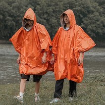 비옷 1P 비상용 트레킹 레인코트 등산 백패킹 휴대용 45611ea