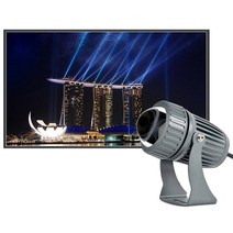 Led 잔디 빛 3w10w 벽 세탁기 방수 투광 조명 좁은 빔 스폿 램프 야외 조경 조명 100-240v, 파란색, 10w 110v 220v