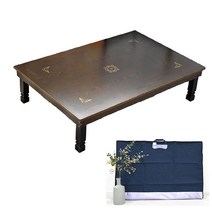 남원춘향공방 남원 교자상 제사상 밥상 집들이상 접이식 1200x800, 1개, 춘향 나비(캡) 4자+천커버