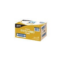 진로 토닉워터 진저에일 토닉워터제로 300ml, 24개