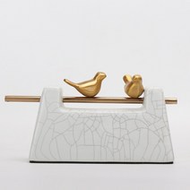 도자기장식소품 신 중국식 빙열문 석쇄 수반 순동 버디 장식품 모델하우스 응접실이 있다 서재 책상테이블 1827305353, 횡대