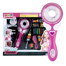 Pealy 어린이 머리땋는기계 머리땋기 자동 작업 간단 친환경 소재 핑크, 큰 박스*1