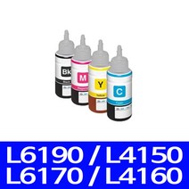 대명토너 엡손 L6190 잉크 검정 컬러 4색세트 팩스 팩스기 T03Y400 카트리지 출력물 T03Y300 선명함 호환 L4160, 4개입, 엡손 T03Y 대용량 호환 잉크 세트 판매자A/S