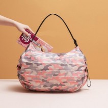 예쁜 장바구니 튼튼한 시장가방 마켓백 주름가방, 마름모하트