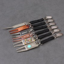 미아트 수제 이니셜 각인 디봇툴 겸용 퍼터키퍼 디봇수리기 퍼터커버홀더 퍼터리쉬, 02.퍼터키퍼 백만볼트 레드, 케이스 구매안함