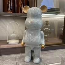 북유럽 거실 응접실 카페 펜션 인테리어 선물용 장식 파스텔 베어브릭 피규어 저금통, G.그레이 50cm개