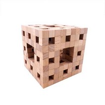 (가베가족)KS0115 맹거스펀지 만들기- 2단계(2.5cm형)