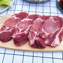 [소잡는구선생]국내산 한돈1+등급 냉장 목살 500g/1kg 돼지목살 캠핑고기, 목살1kg