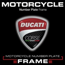 2020 두카티 바이크 번호판가드 MFMC02-2020 DUCATI 3LINE DESIGN MOTORCYCLE Number Plate Frame, D32
