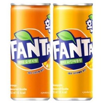 환타 캔 탄산음료 250ml 오렌지 파인애플