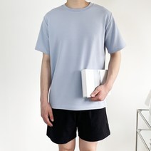 지금JIIGEUM 쫀득쫀득 구김없는 인절미 리버풀 무지 반팔티셔츠