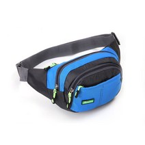 제이와이홀딩스 등산 스포츠 조깅 바이크 힙색 허리가방 어깨 슬링백, 그린