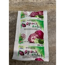청룡농원 제주산 빨간 양배추즙 적색 110ml x 75포 (자색 적), 즙
