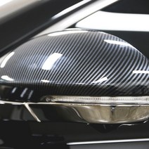 포원 K7프리미어 사이드미러 커버 카본 익스테리어 몰딩 튜닝, 01_카본, 1개