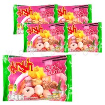 WORLDFOOD 태국라면 핑크국수 마마 옌타포 MAMA YENTAFO, 5개, 55g