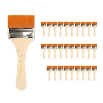 페인트붓 다양한사이즈 젯소, 9호(붓모 5.5cmx3.3cm) 30ea