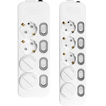 써지오 4구 + 5구 개별 멀티탭 + 안전커버, 1세트, 4구 5m + 5구 3m