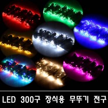 LED/300구/무뚜기/장식용전구/크리스마스/트리/정원/DV24V, 2p점멸기_백색(필요함)