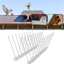 비둘기퇴치망 조류 새쫓기 실외기 베란다 플라스틱 repeller bird and pigeon spikes deterrent anti bird 스테인레스 스틸 스파이크 84, 새 스파이크