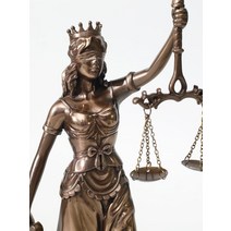 정의 여신상 법률 사무소 조각상 장식품 촬영 소품, 부츠 프랑스 여신 소형-높이33cm+선물 상자