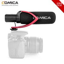 [오빠네사진관] 카메라마이크 V30PRO - 인터뷰마이크 유튜브촬영 지향성마이크 샷건마이크, 1개, 레드(인기)