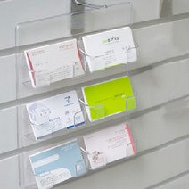 벽걸이 쿠폰함 쿠폰 보관함 카페 디저트 명함 꽂이 명함곽 네일샵 명함각 통 거치대 케이스 박스 카드 벽면용 정리대 정리함 전시대 식당 분류 스탠드 진열장 받침대, 1개