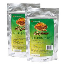 큐팜스 그린티 파우더 500g 2개, 단품