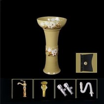 Montheria 세면대 긴다리 세면대 화장실리모델링 WJC135-109, 스타일4, 1개